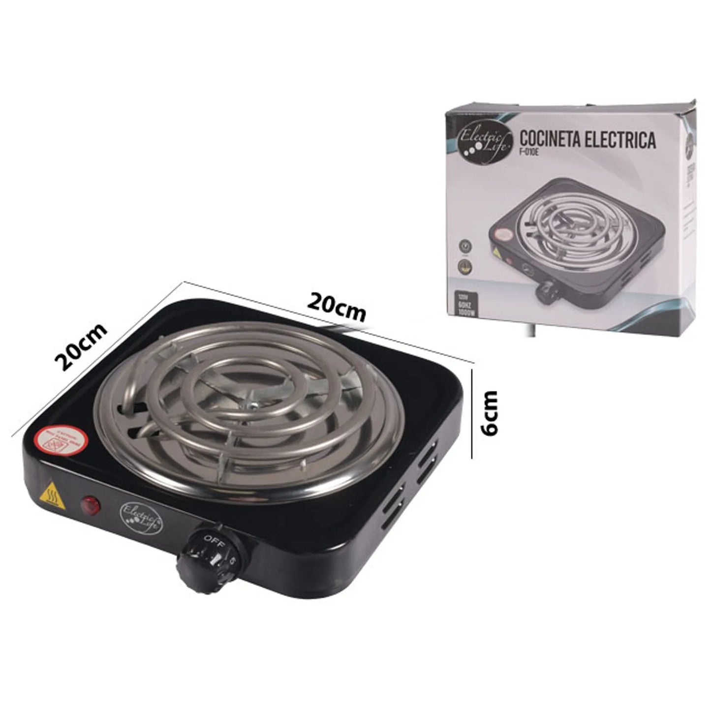 Cocineta eléctrica 1000W