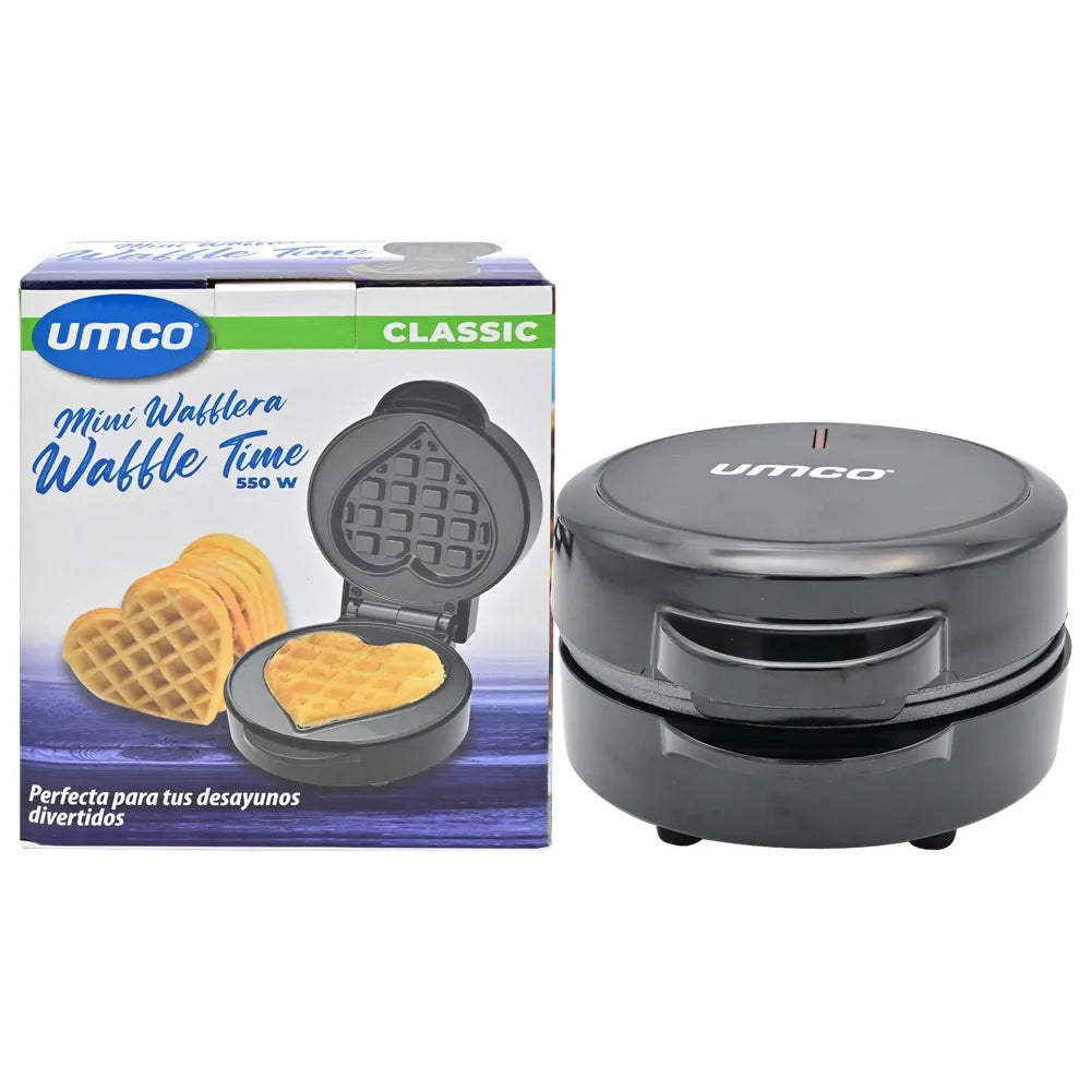 MINI WAFLERA UMCO FORMA CORAZON
