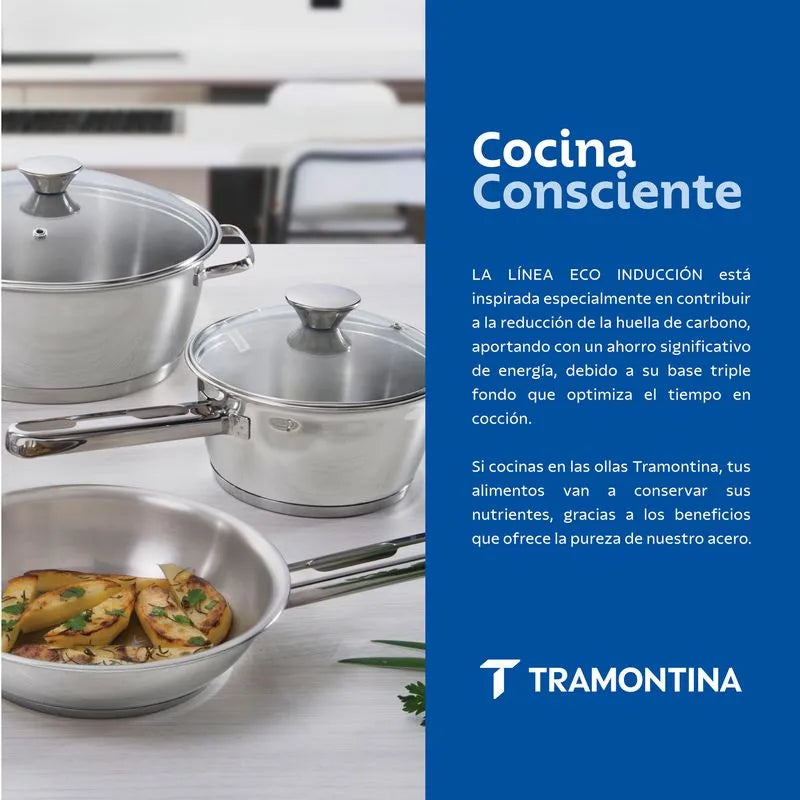 Juego de Ollas Tramontina Allegra 4 pzs
