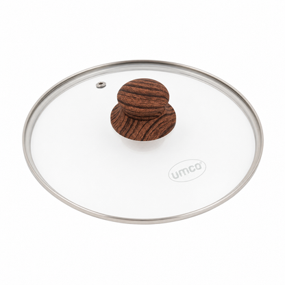 Sartén Grecia con Tapa de Vidrio 28 cm Warenhaus