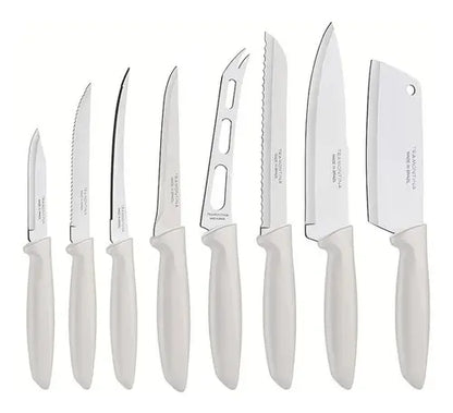 Set de Cuchillos 8 pzs Acero Inoxidable Tramontina