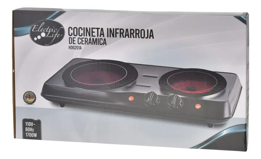 Cocineta Infrarroja Eléctrica Electric Life