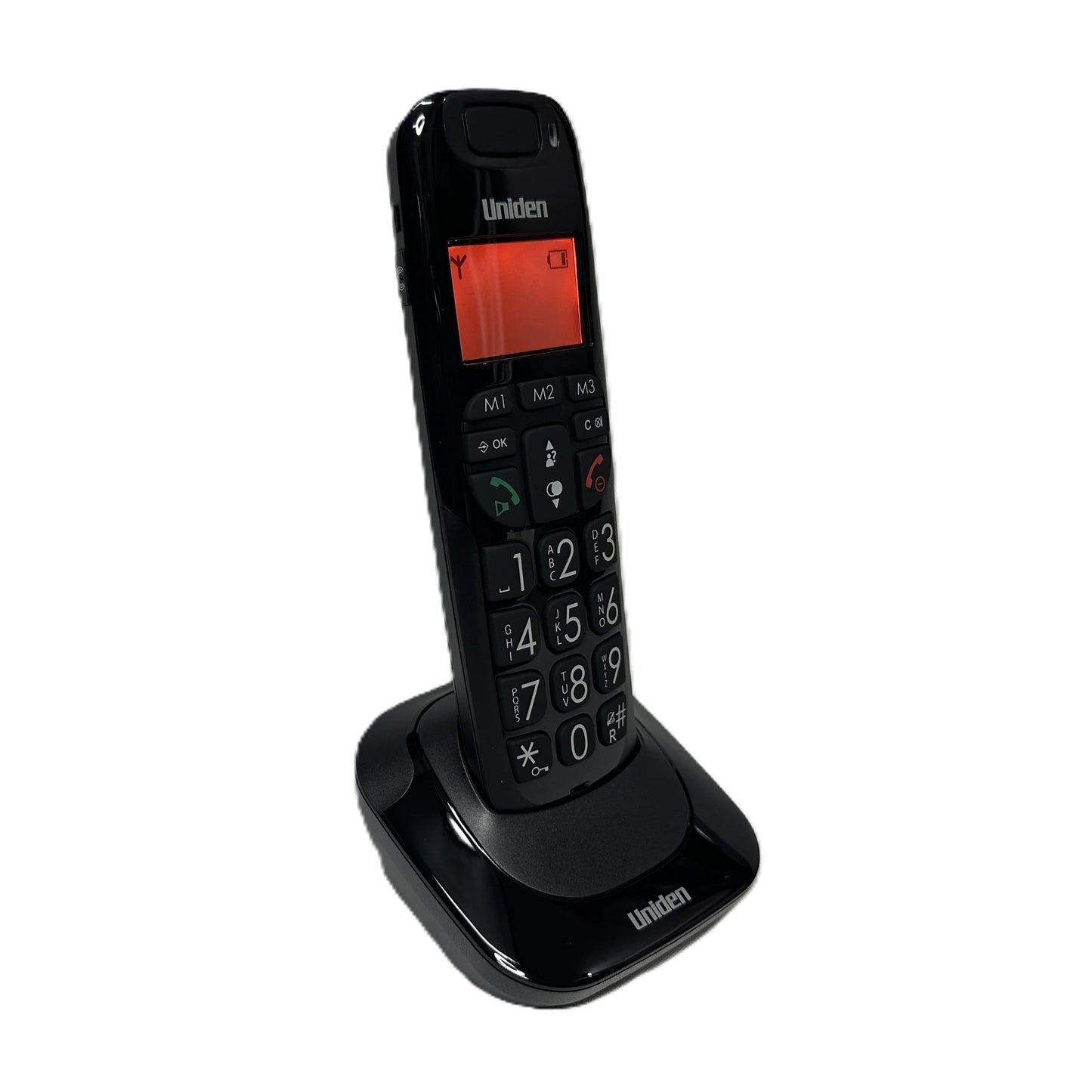 Telefono Uniden 4105 Amplificado Ideal Adultos Mayores Color Negro