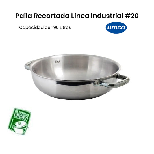 Paila Recortada Umco 20 Cm
