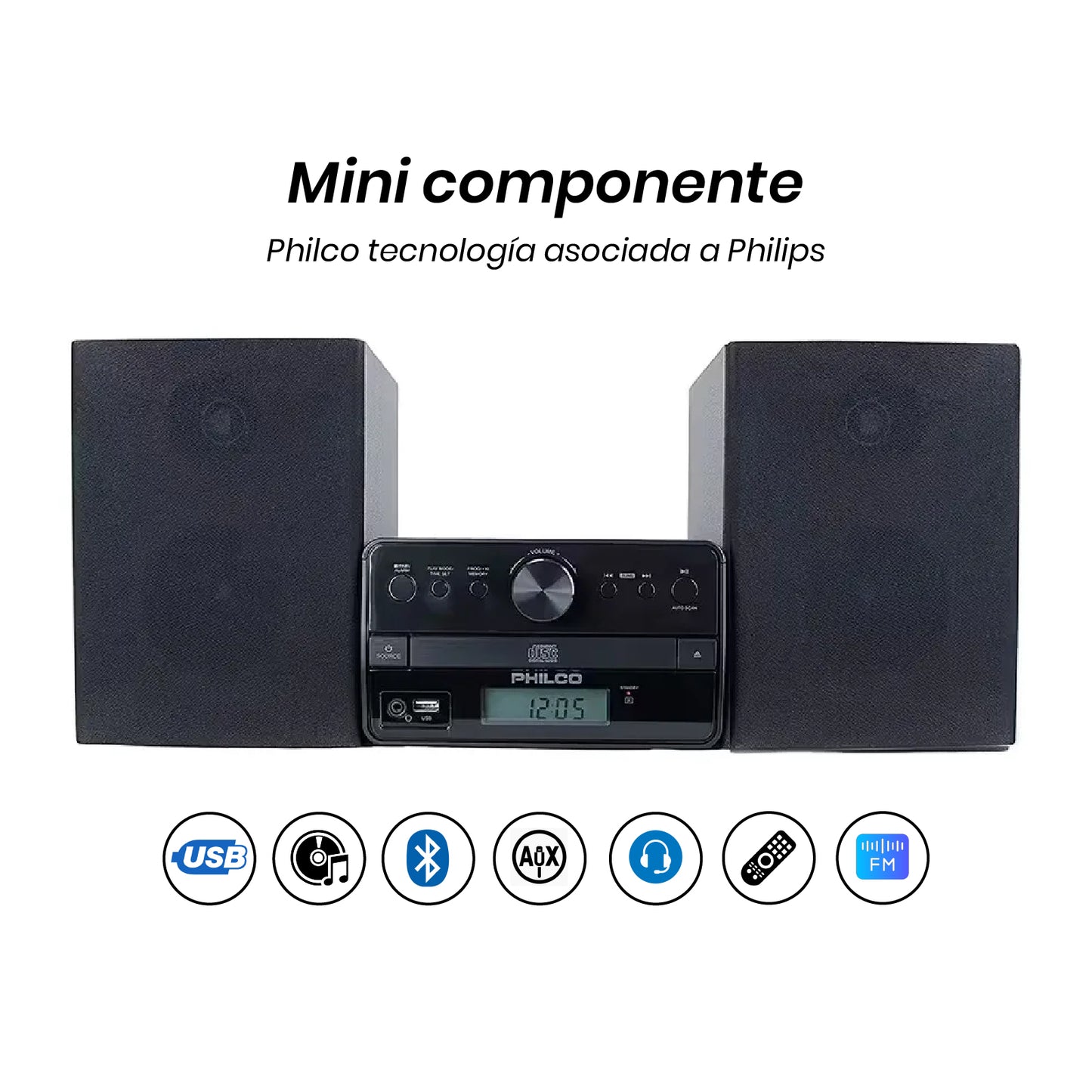 MINI COMPONENTE PHILCO 30 WRMS