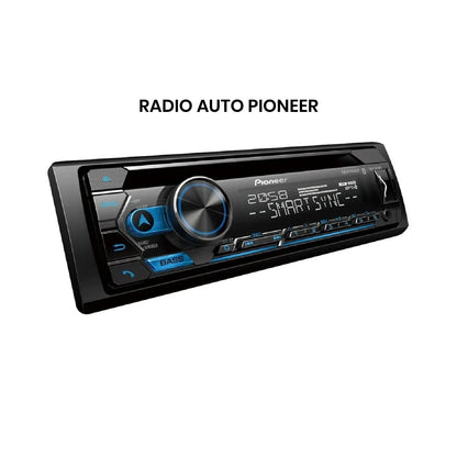 Radio Pioneer estéreo para auto con USB y bluetooth