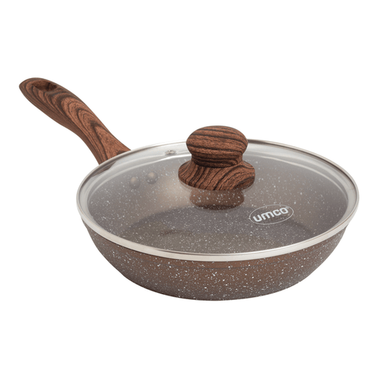 Sartén Grecia con Tapa de Vidrio 28 cm Warenhaus