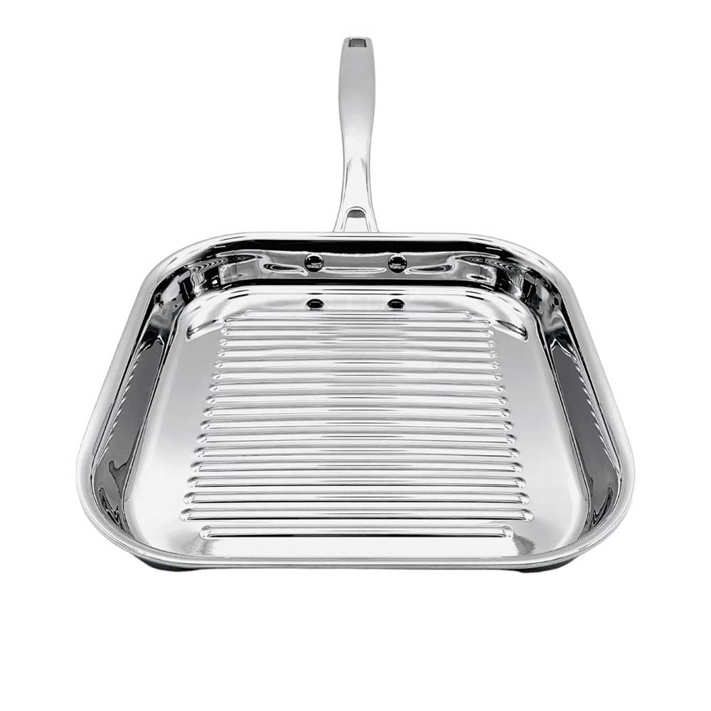 Sartén Tramontina Cuadrado Acero Inoxidable Grill 22 cm