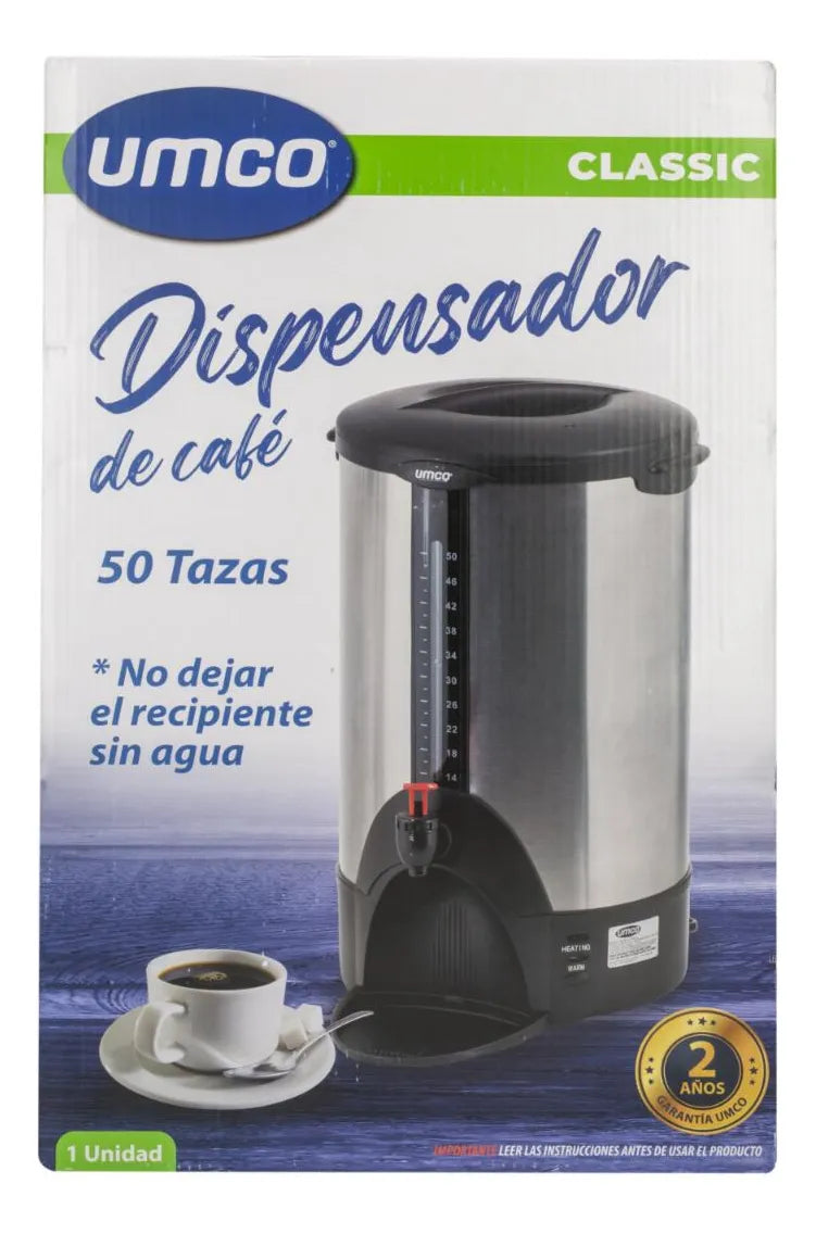 Cafetera Dispensador Umco 50 tazas