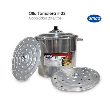 Tamalera Umco 32 cm de 20 Litros